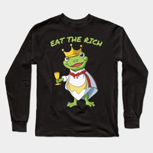 Eat The Rich Frog Long Sleeve T-Shirt